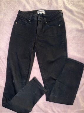 PAIGE Black SKinny High-Rise Jeans